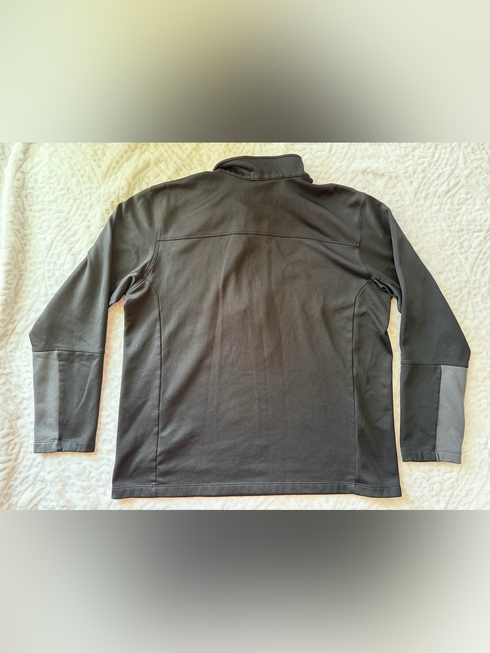 The North Face Men’s XL Black WindWall 1/4 Zip Fleece Lined Pullover - Picture 10 of 12